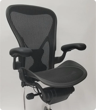 Herman Miller Aeron Classic Size B fully loaded with PostureFit