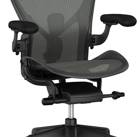 Herman Miller Aeron Remastered Size B – Fully Loaded | Ergonomic Office Chair | PostureFit SL | Graphite