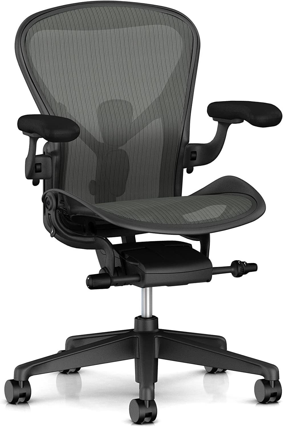 Herman Miller Aeron Remastered Size B – Fully Loaded | Ergonomic Office Chair | PostureFit SL | Graphite