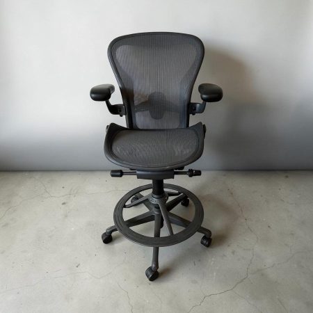 Herman Miller Aeron Remastered Drafting Chair | Size C | Graphite