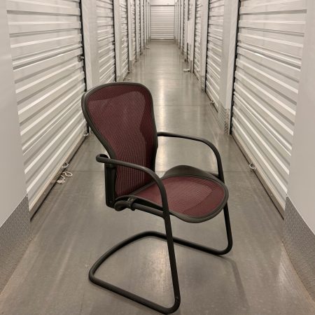 Herman Miller Aeron Side Chair in Rare Burgundy